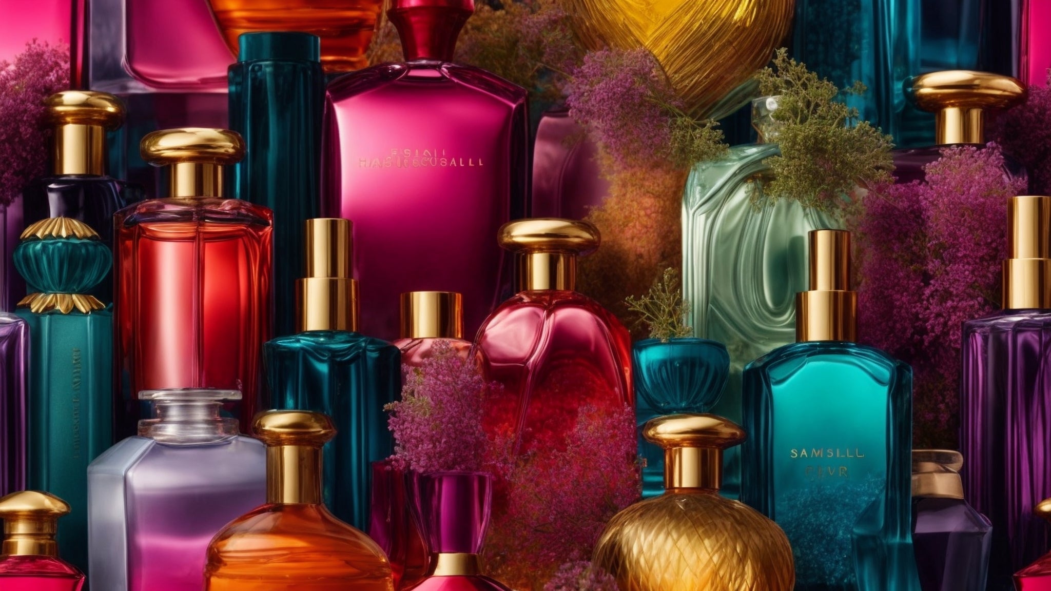 PICTURE OF PERFUME BOTTLES FOR THE COLLECTION