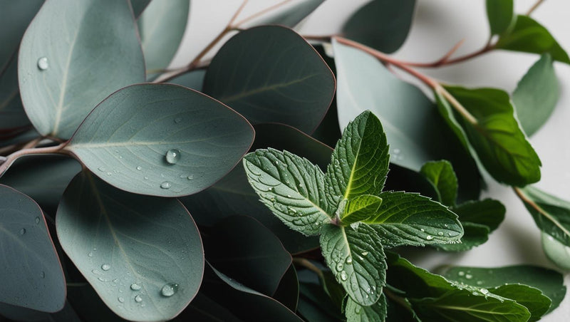 EUCALYPTUS & SPEARMINT - PICTURE OF THE PLANTS EUCALYPTUS & SPEARMINT