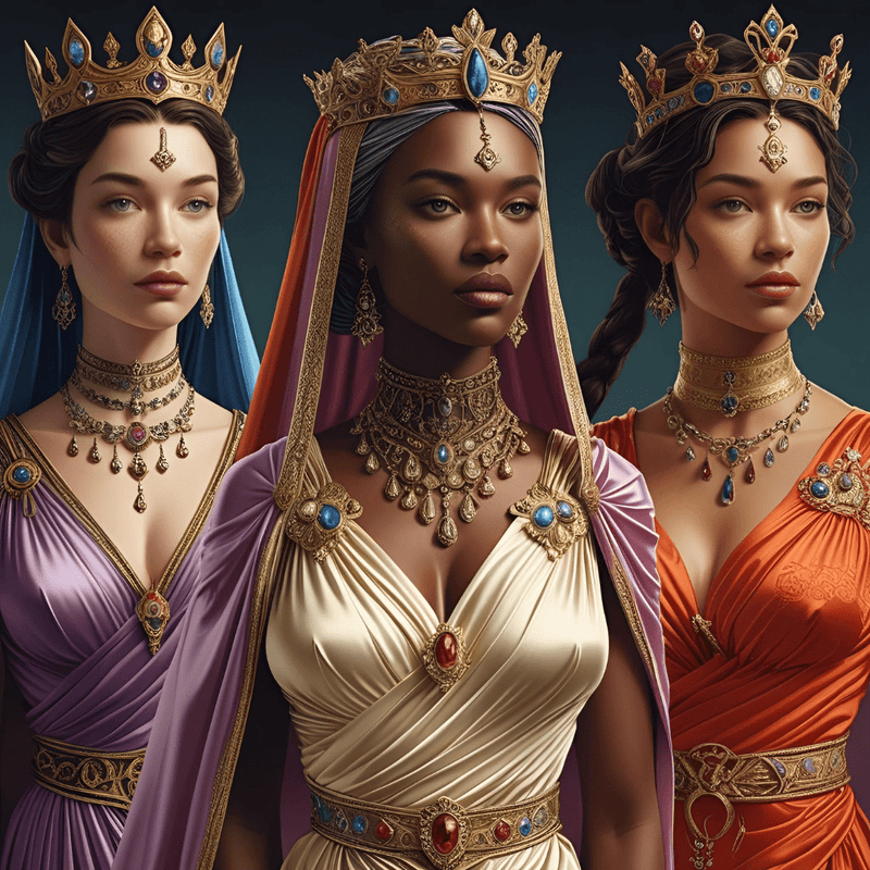 PHOTO OF 3 BLACK QUEENS