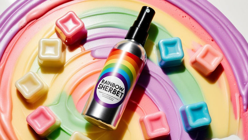 RAINBOW PICTURE WITH WAX MELTS, SPRAY BOTTLE