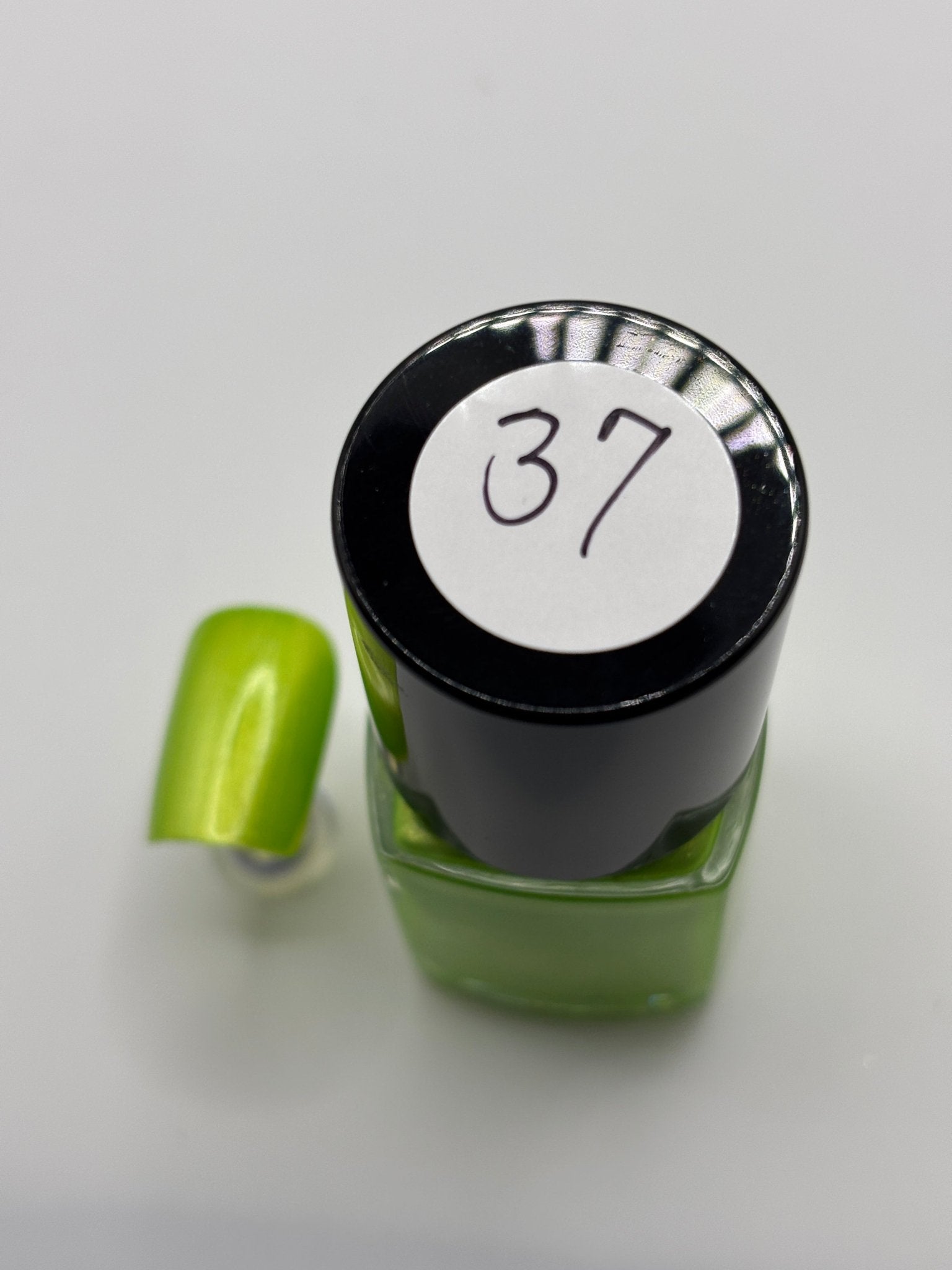 BOTTLE OF VERONICA WITH FAKE NAIL ANT THE NUMBER 37 ON TOP