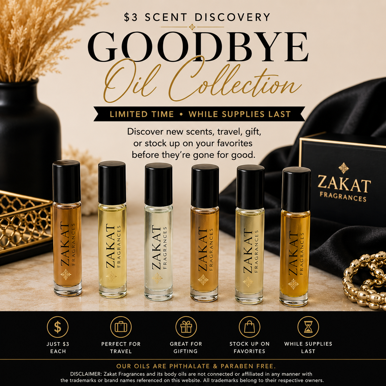GOODBYE OILS TYPES - ZAKAT FRAGRANCES