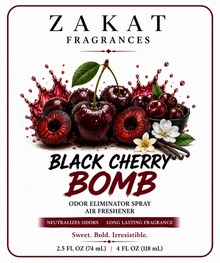 Black Cherry Bomb Odor Eliminator Spray / Air Freshener