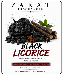 Black Licorice Odor Eliminator Spray / Air Freshener