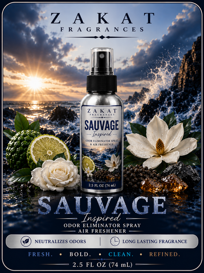 Sauvage Inspired Odor Eliminator Spray / Air Freshener