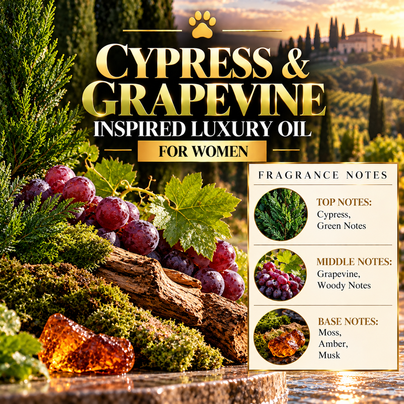 Cypress &  Grapevine Inspired Luxury Oil