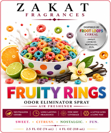 Fruity Rings Odor Eliminator Spray / Air Freshener