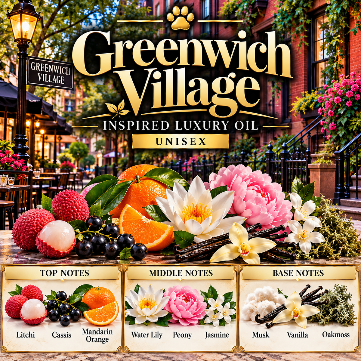 Greenwich Village Inspired Luxury Oil