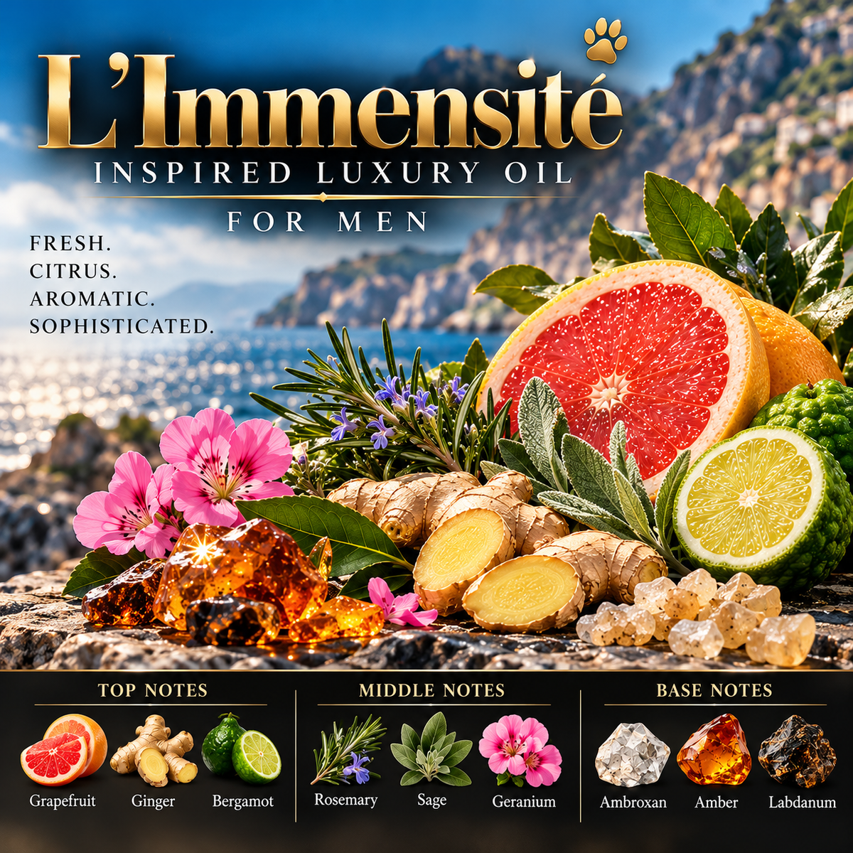 L’Immensité Inspired Luxury Oil