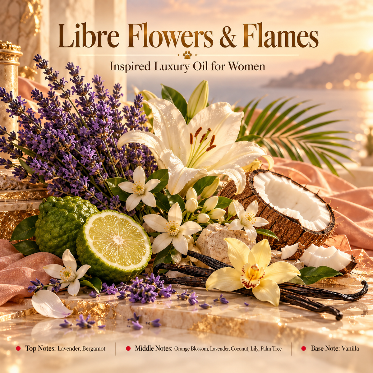 Libre Flowers & Flames Inspired Luxury Oil