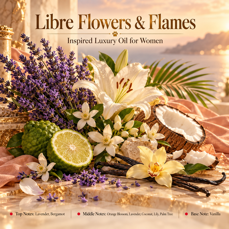 Libre Flowers & Flames Inspired Luxury Oil