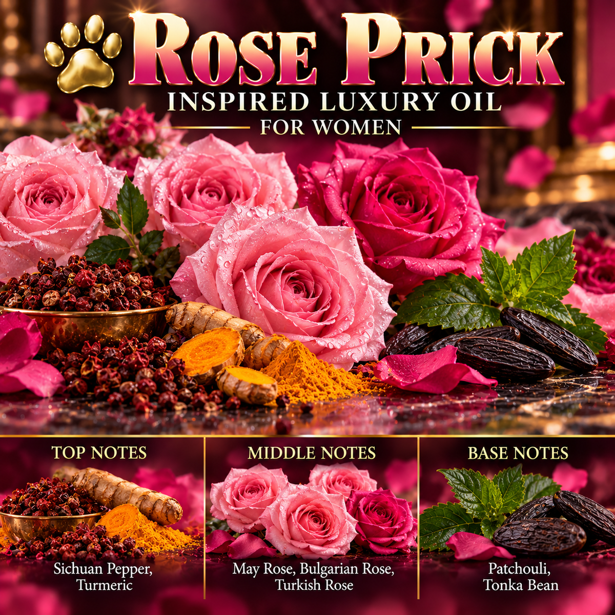 Rose Prick Inspired Luxury Oil
