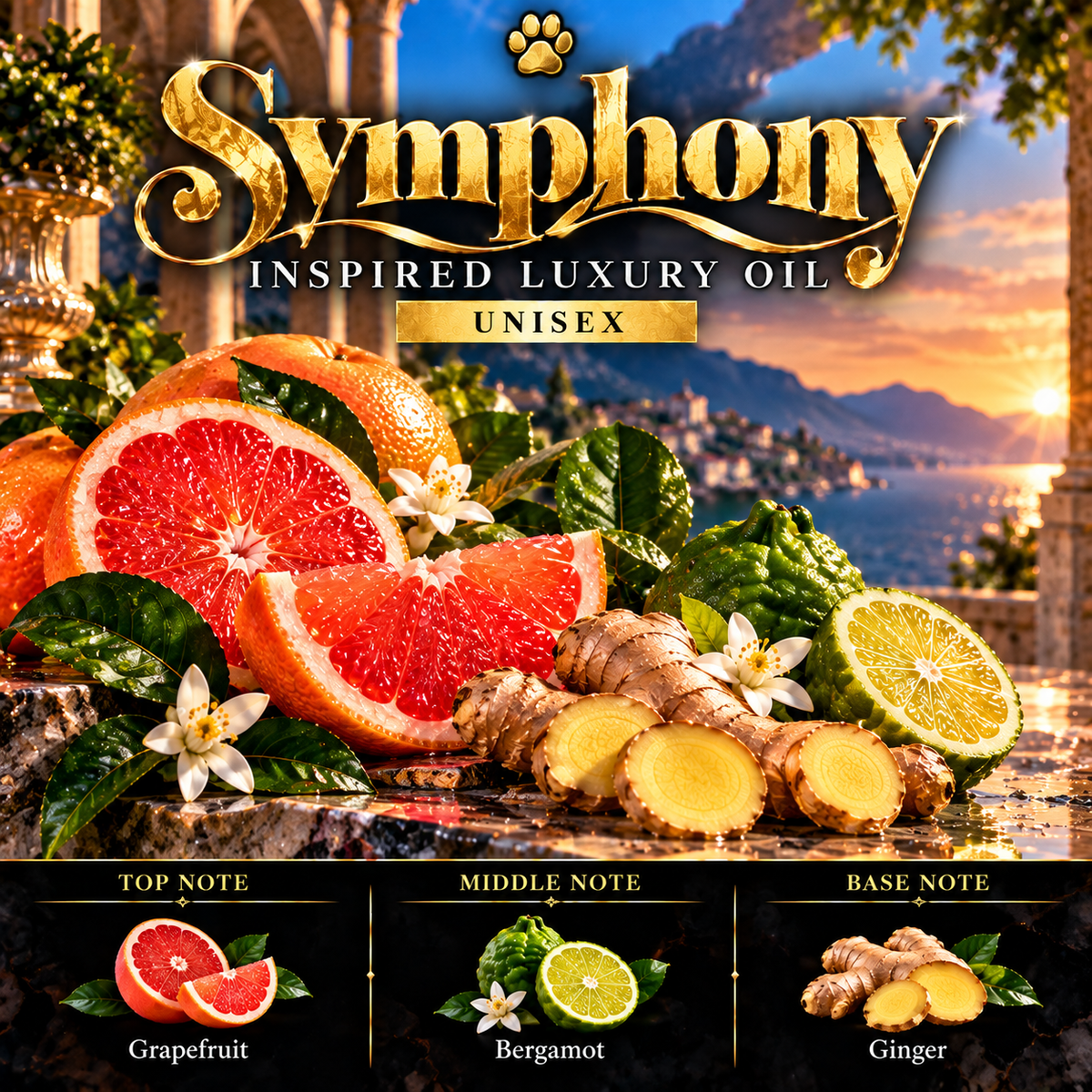 Louis Vuitton Symphony Inspired Luxury Oil