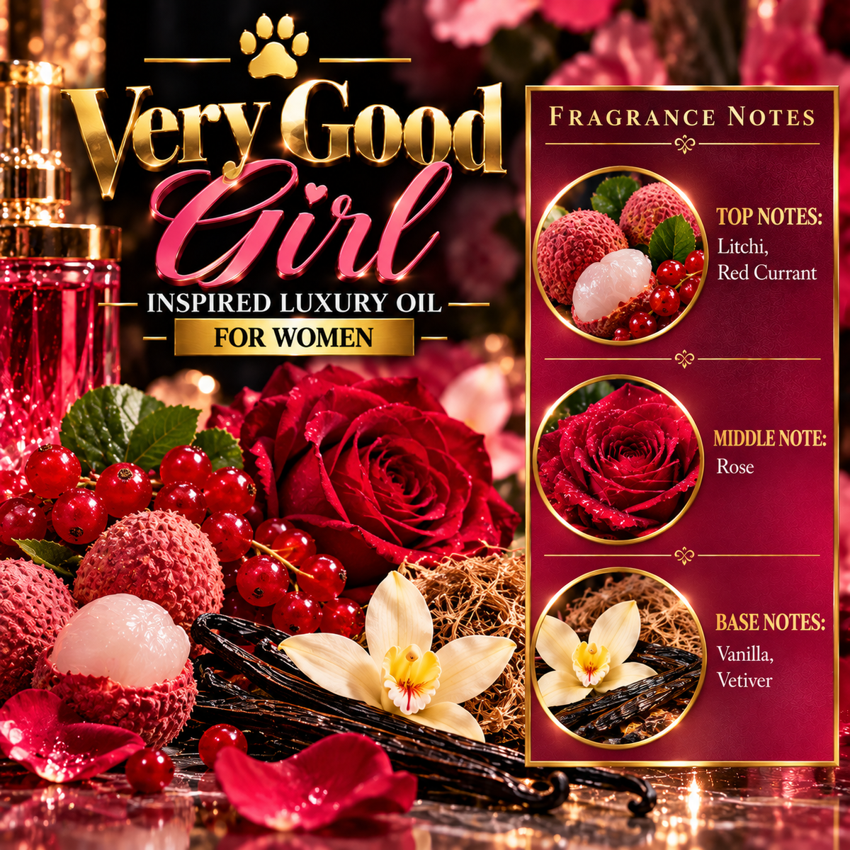 Very Good Girl Inspired Luxury Oil for Women