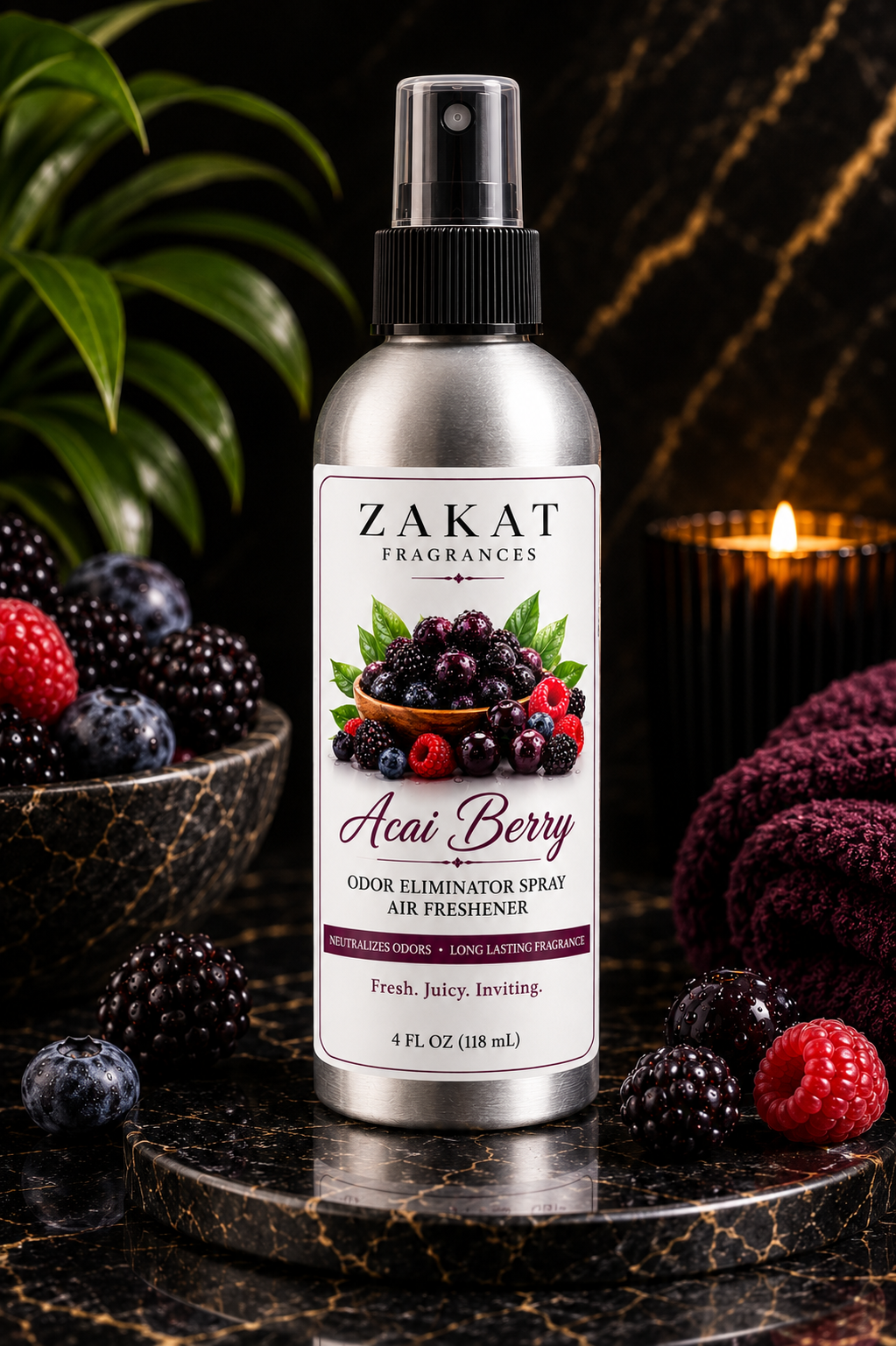 Acai Berry Odor Eliminator Spray