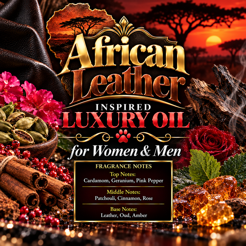 African Leather Inspired Luxury Oil