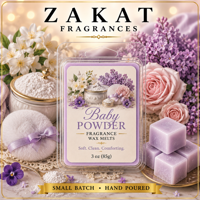 Baby Powder Wax Melts + Liner Options