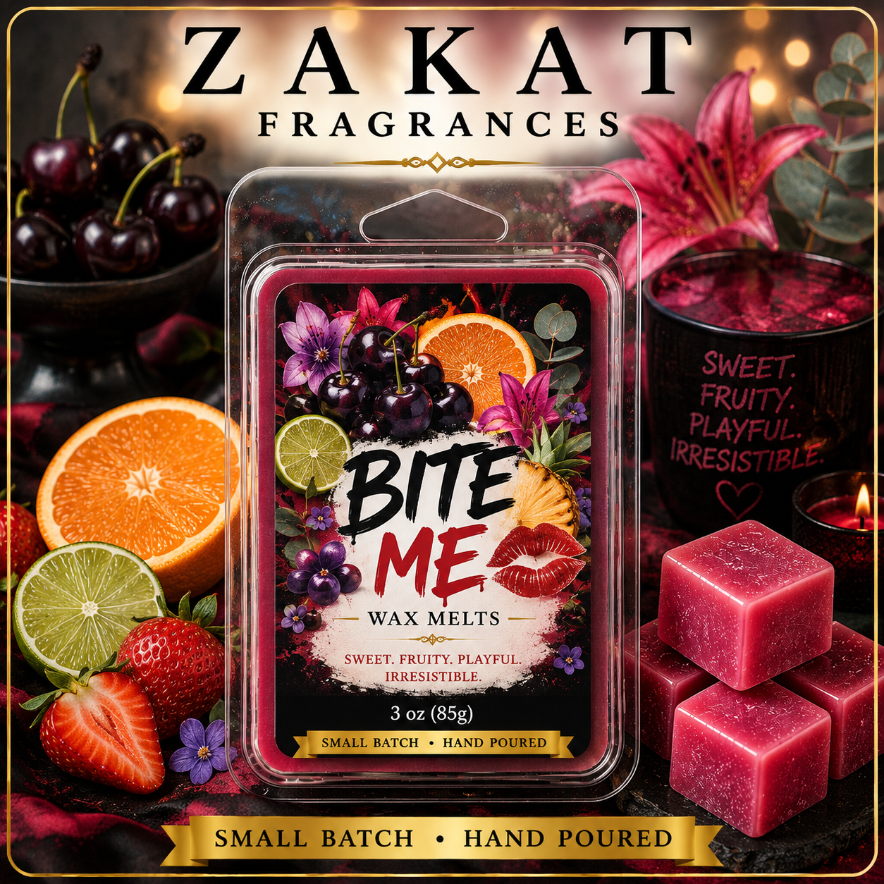 Bite Me Wax Melts + Liner Options