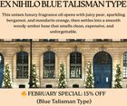 BLUE TALISMAN LUXURY BODY OIL TYPE - ZAKAT FRAGRANCES