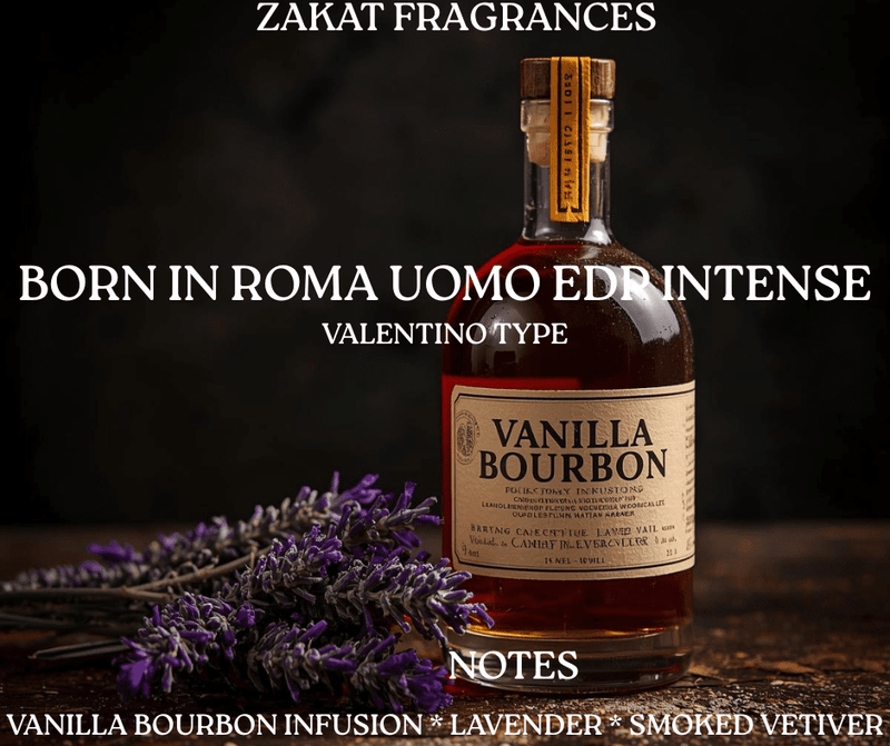 BORN IN ROMA UOMO EDP INTENSE TYPE PERFUME BODY ROLL - ON - ZAKAT FRAGRANCES