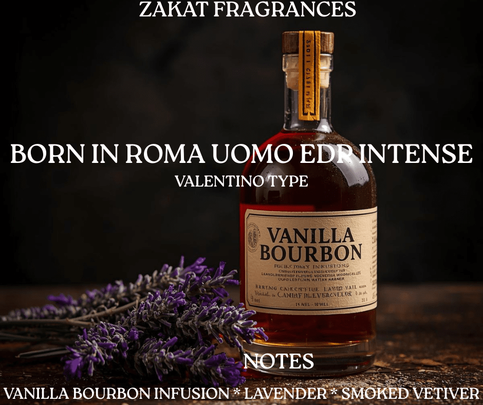 BORN IN ROMA UOMO EDP INTENSE TYPE PERFUME BODY ROLL - ON - ZAKAT FRAGRANCES