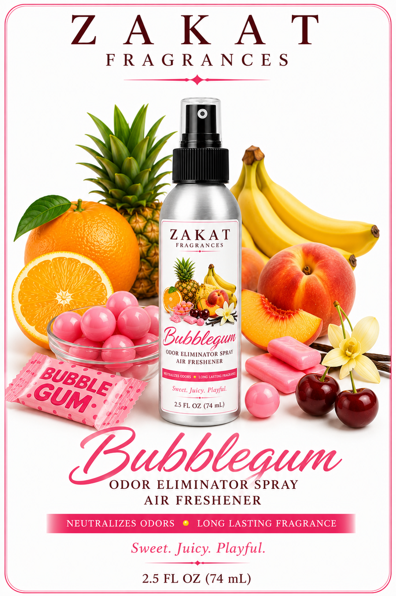 Bubblegum Odor Eliminator Spray / Air Freshener