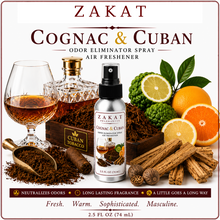 Cognac & Cuban Odor Eliminator Spray / Air Freshener