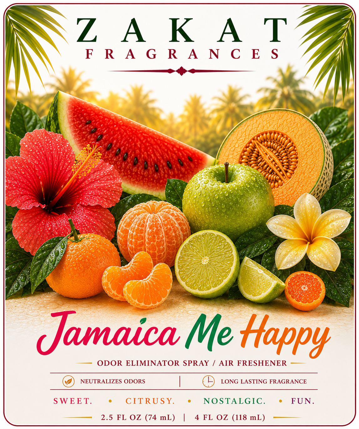Jamaica Me Crazy Odor Eliminator Spray / Air Freshener