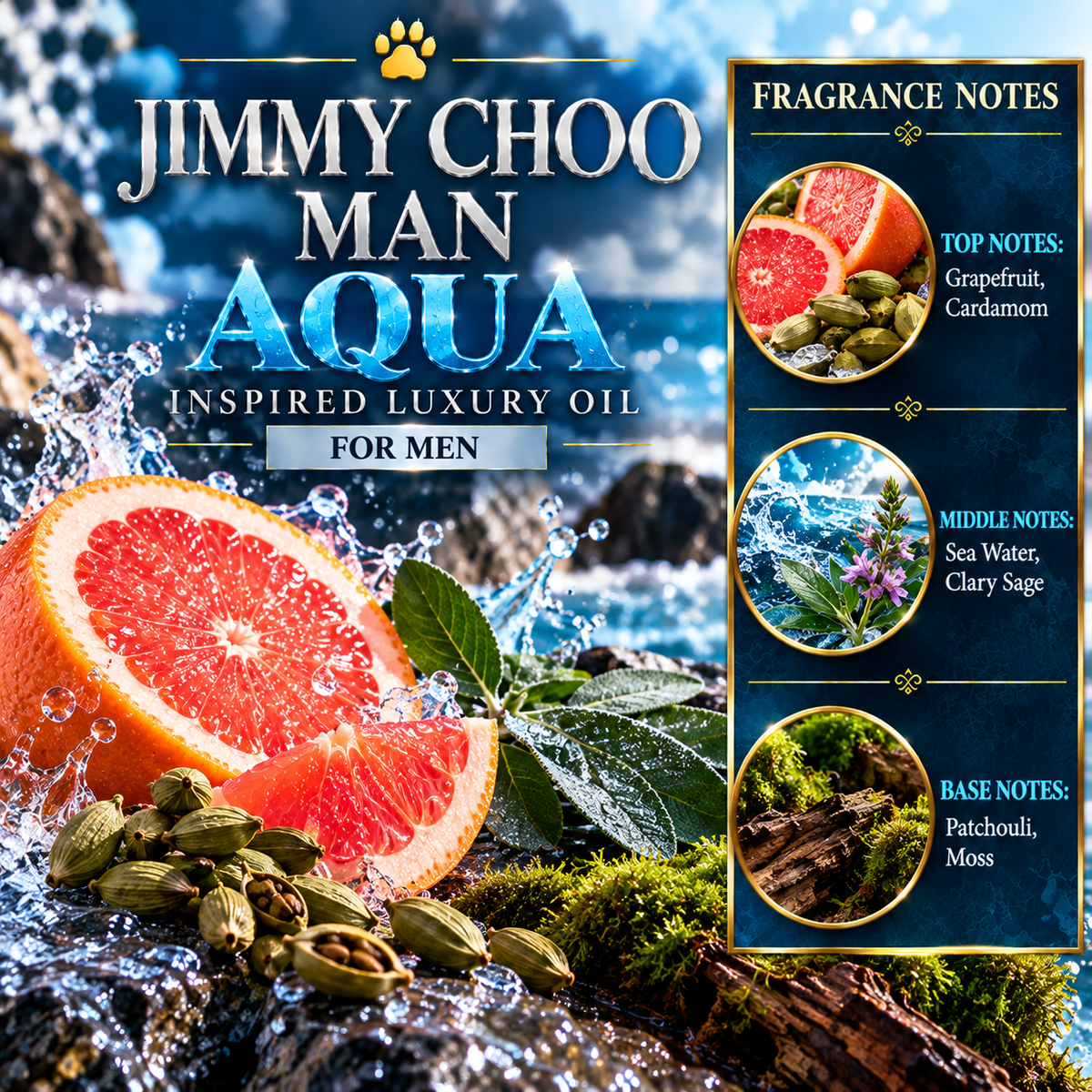 Jimmy Choo Man Aqua Inspired Luxury Oil