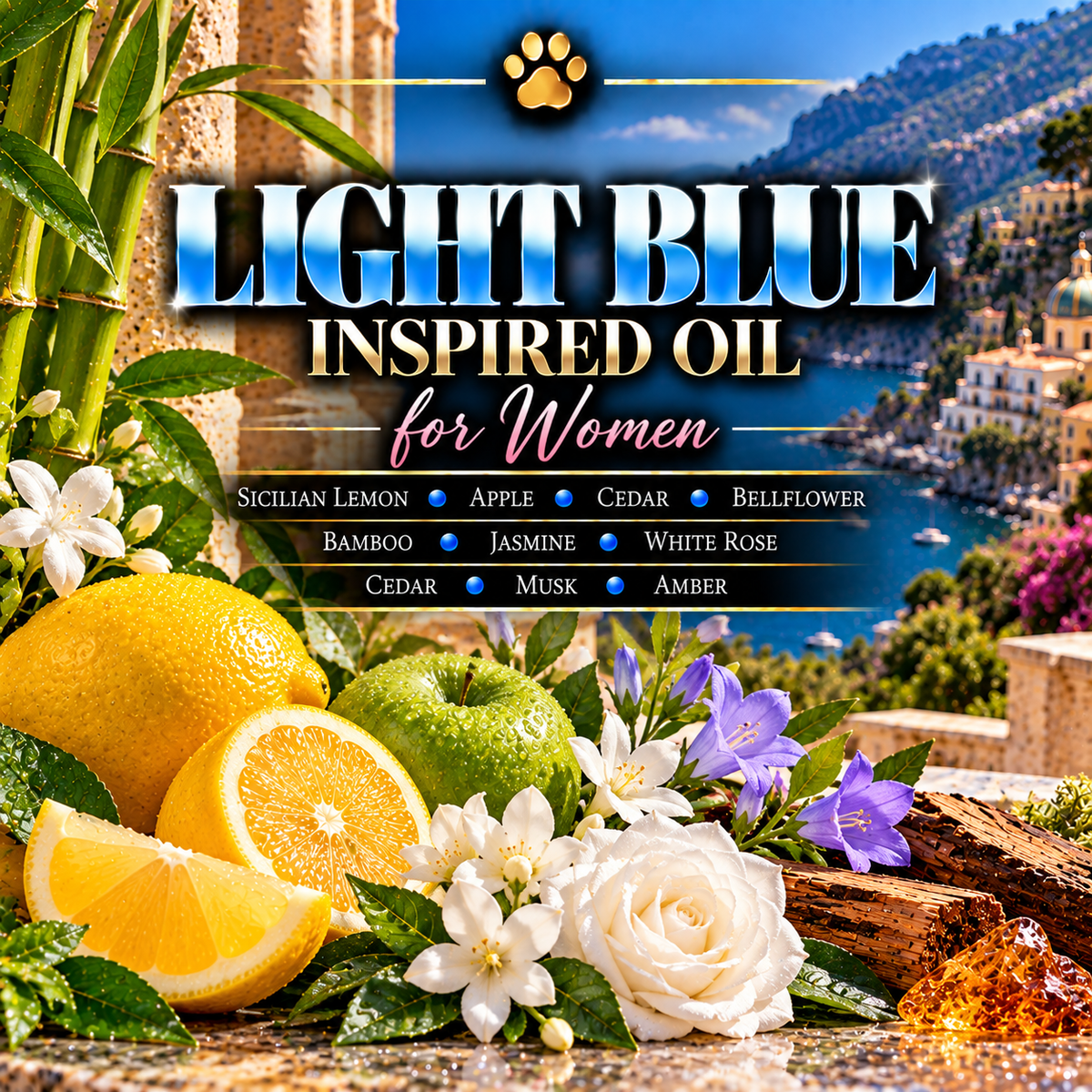 Light Blue Inspired Oil for Women