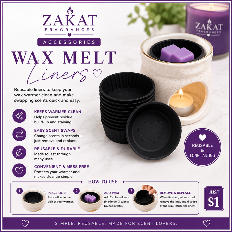 Reusable Wax Melt Liners 💜