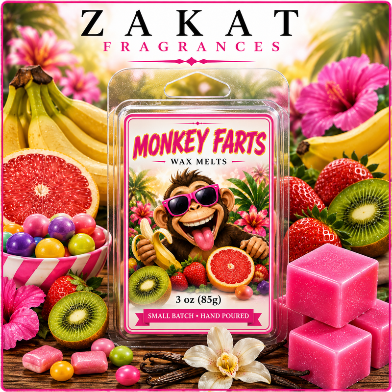 Monkey Farts Wax Melts + Liner Options 🍌🍓