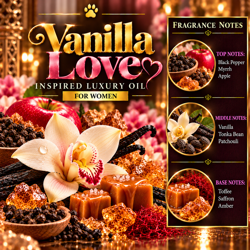 Vanilla Love Inspired Luxury Oil