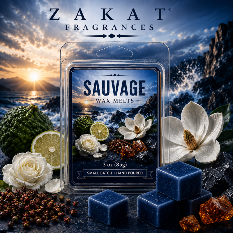 Sauvage Wax Melts + Liner Options 🌊🖤