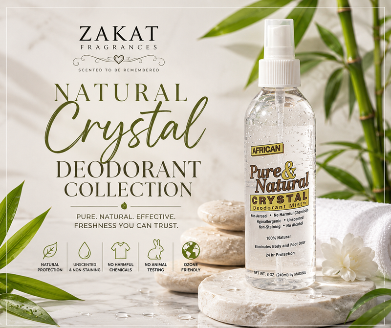 Pure & Natural Crystal Deodorant Mist