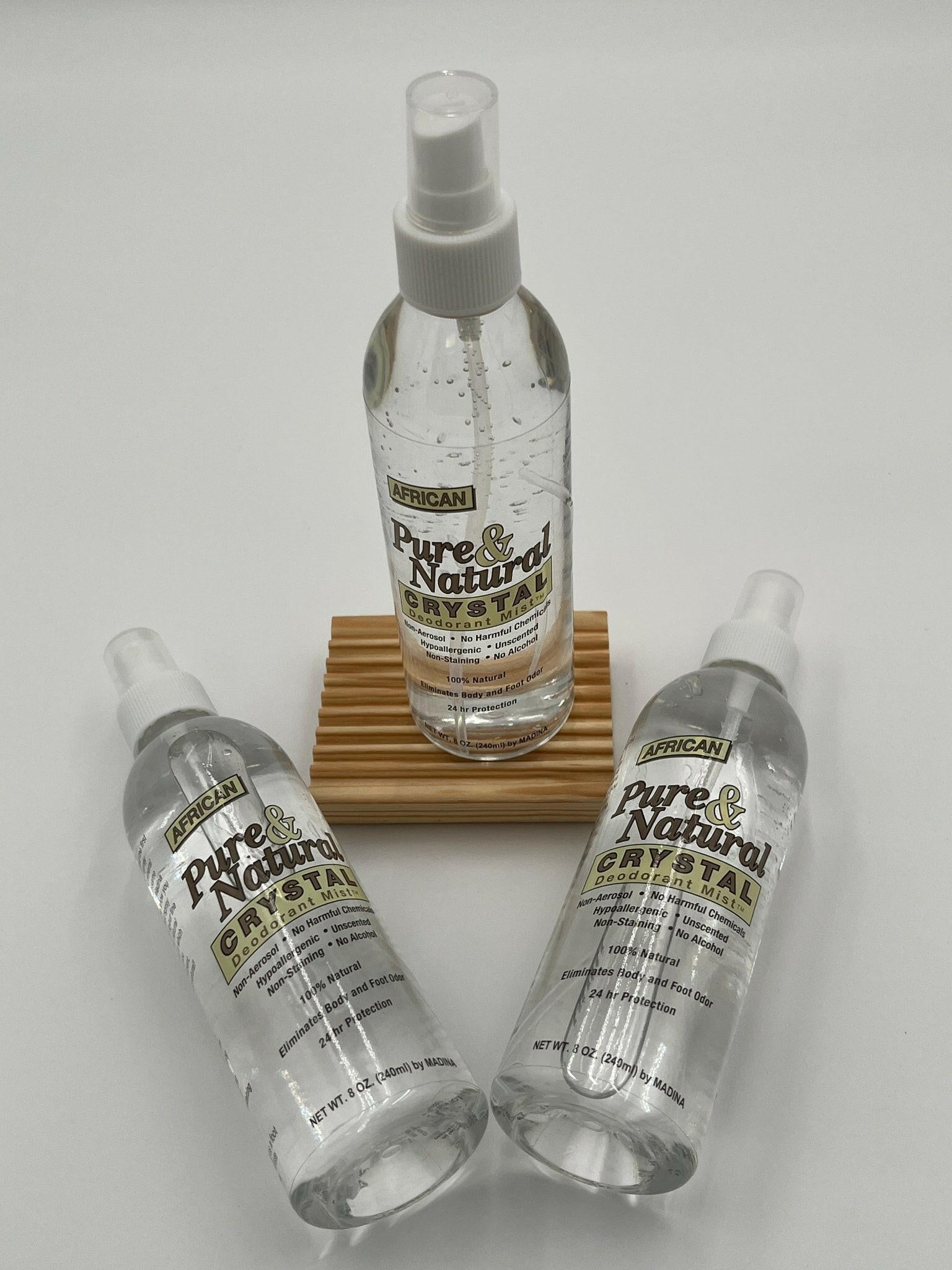 PURE & NATURAL CRYSTAL DEODORANT MIST - ZAKAT FRAGRANCES LLC